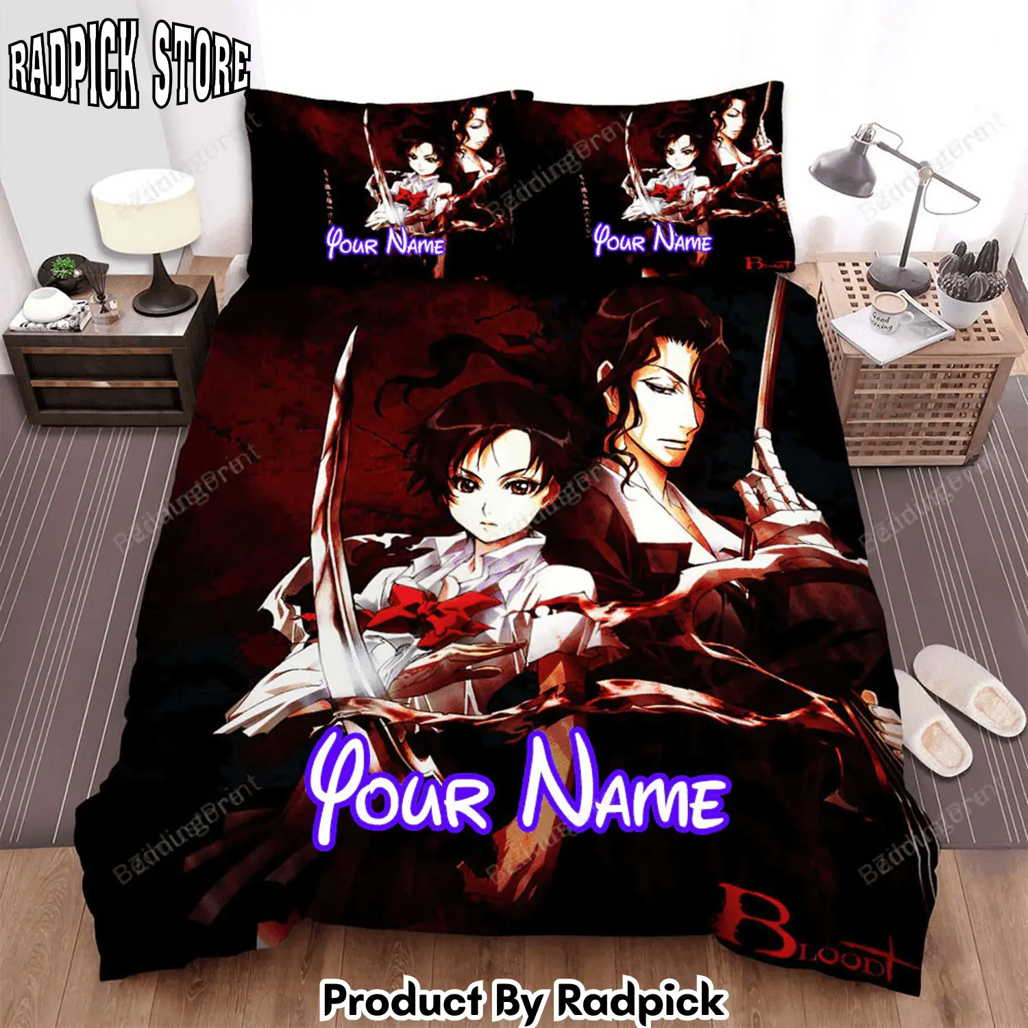 Radpick the blood2b anime saya and hagi side by side bed sheets spread duvet cover personalized name bedding sets rp3271365
